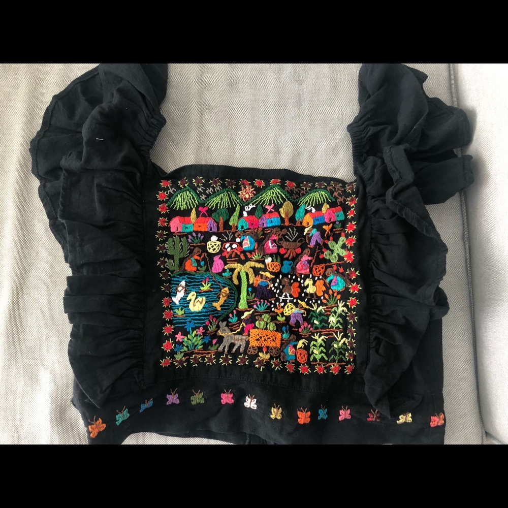 Handmade blouse by Mexican artisans